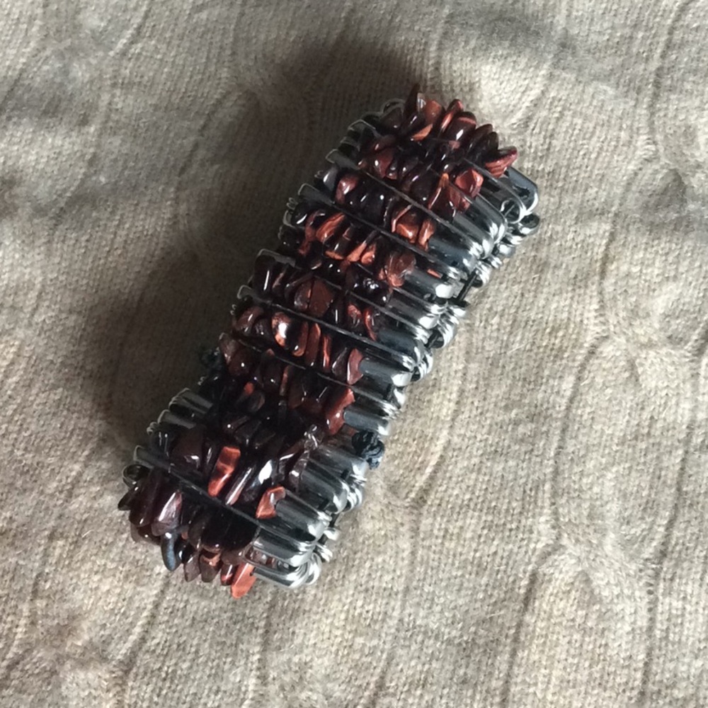 Handmade Safety Pin Bracelet - Picture 2 of 6